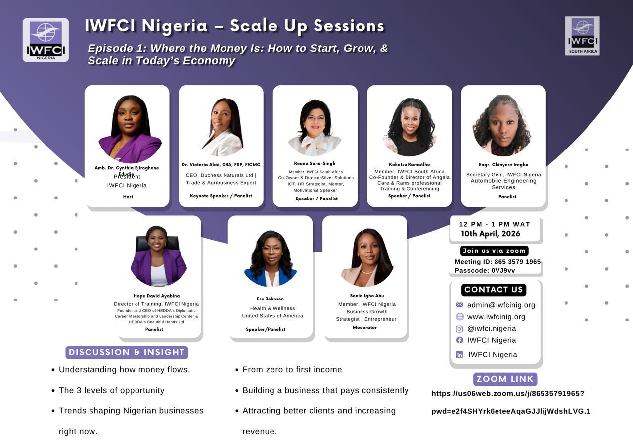 IWFCI NIGERIA - SCALE UP SESSIONS.